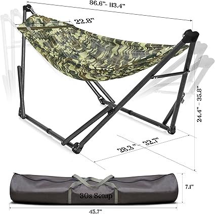 Luxe Adjustable Hammock Set