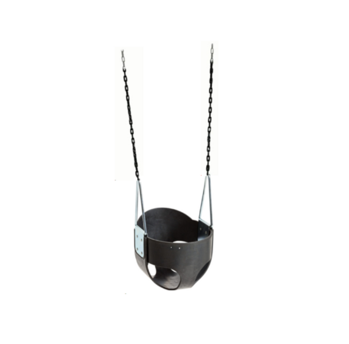 Full Bucket Infant Seat Commercial With Heavy Duty Plastic Coated Chains