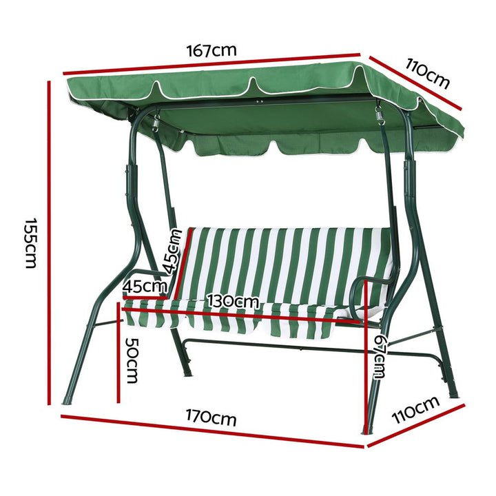 Garden Swing Chair (Green)