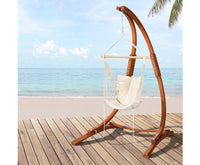 Timber Wooden Hammock Chair with Stand