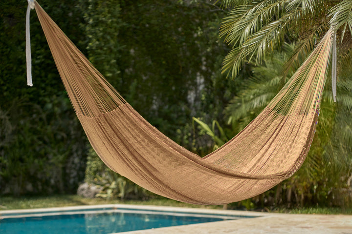 Outdoor all weather Mexican hammock in Plain