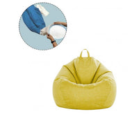 Bean Bag Chair Cover Yellow