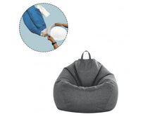 Bean Bag Chair Cover Grey