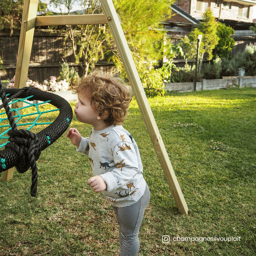 Single Durable Kids Swing Set