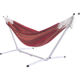 10-ft-white-universal-steel-hammock-stand-and-double-size-crimson-hammock