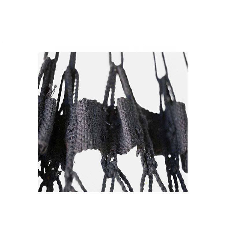 Deluxe Black Crochet Hammock