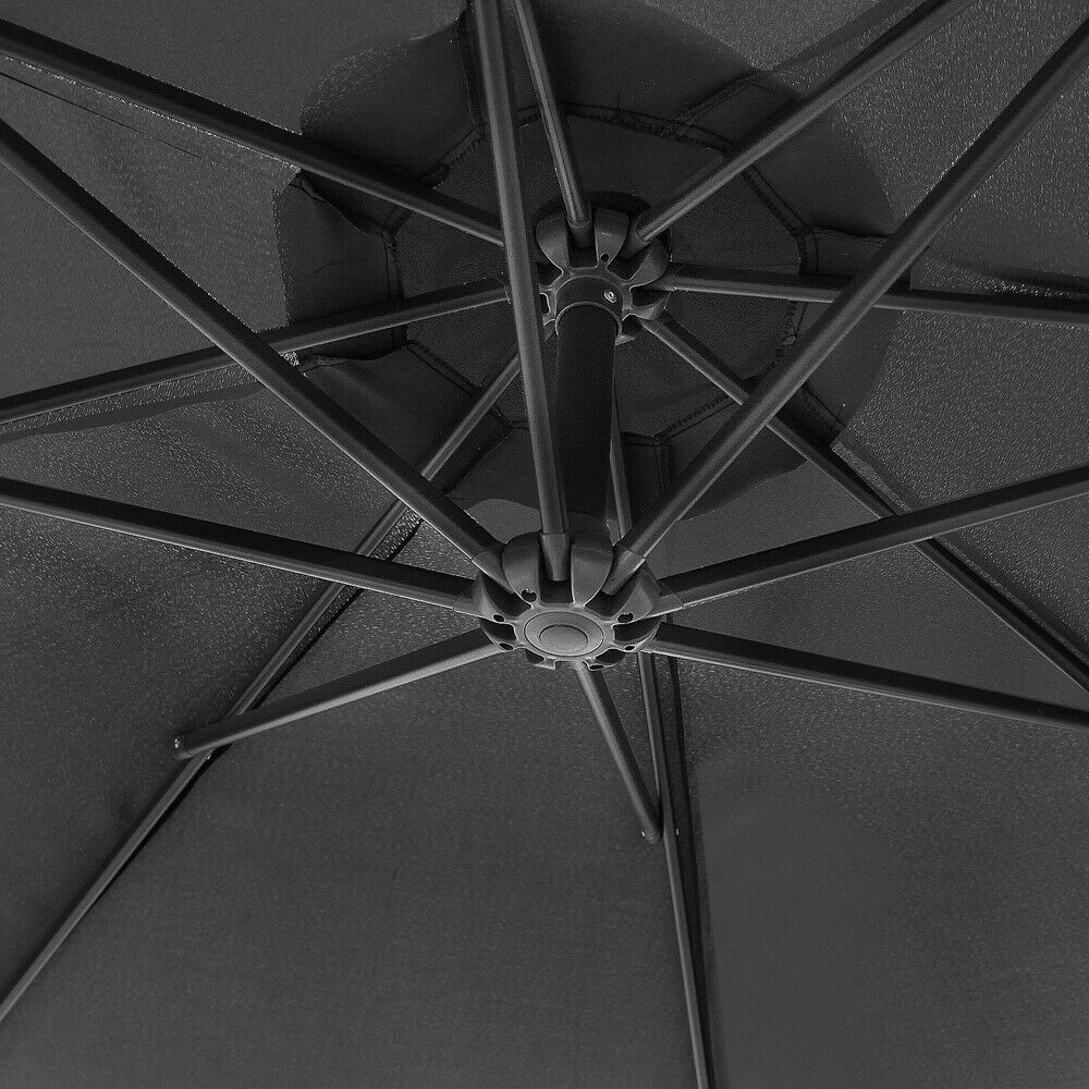 Instant 3M Cantilevered Outdoor Umbrella - Black