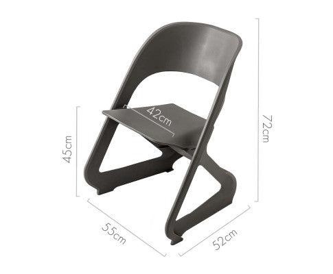 Metro Elegance Stackable Dining Chairs
