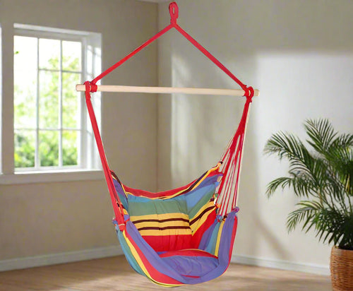 Multi colour Hammock Swing Chair with Cushion