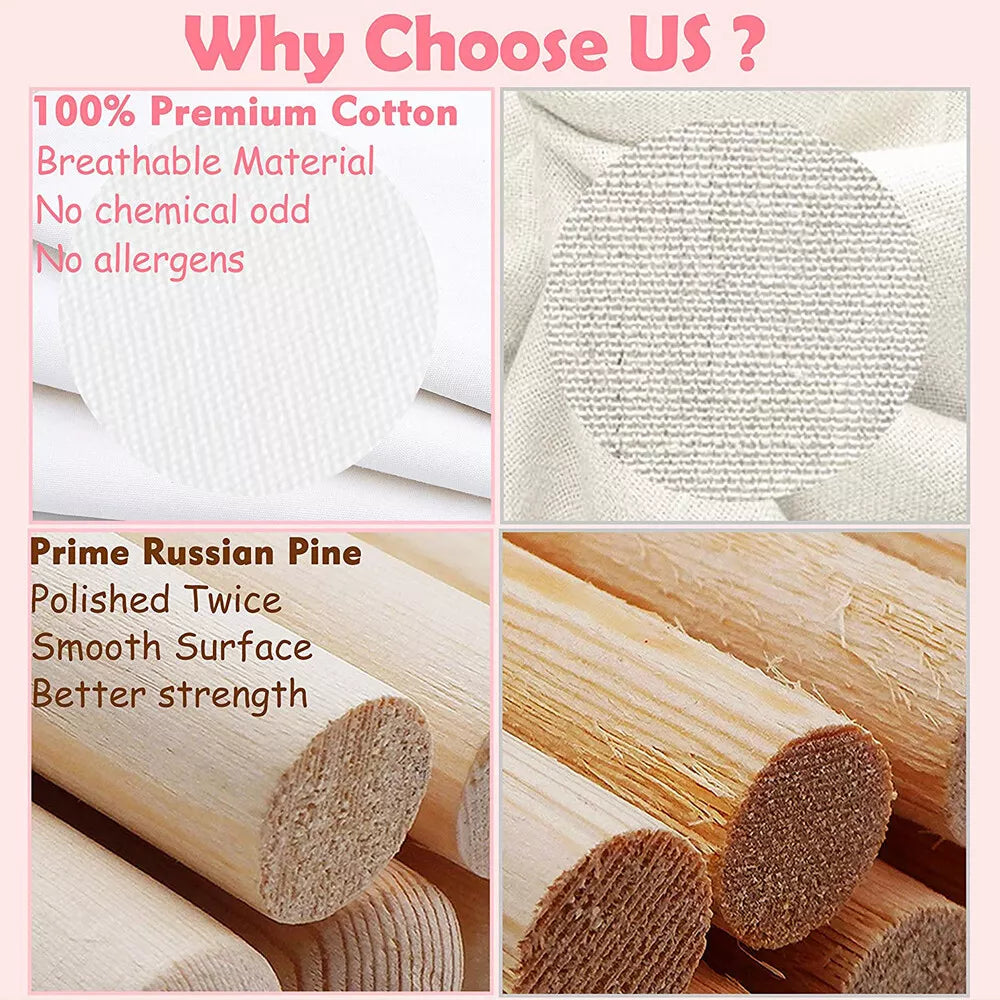 Large Teepee Tent Canvas For Kids