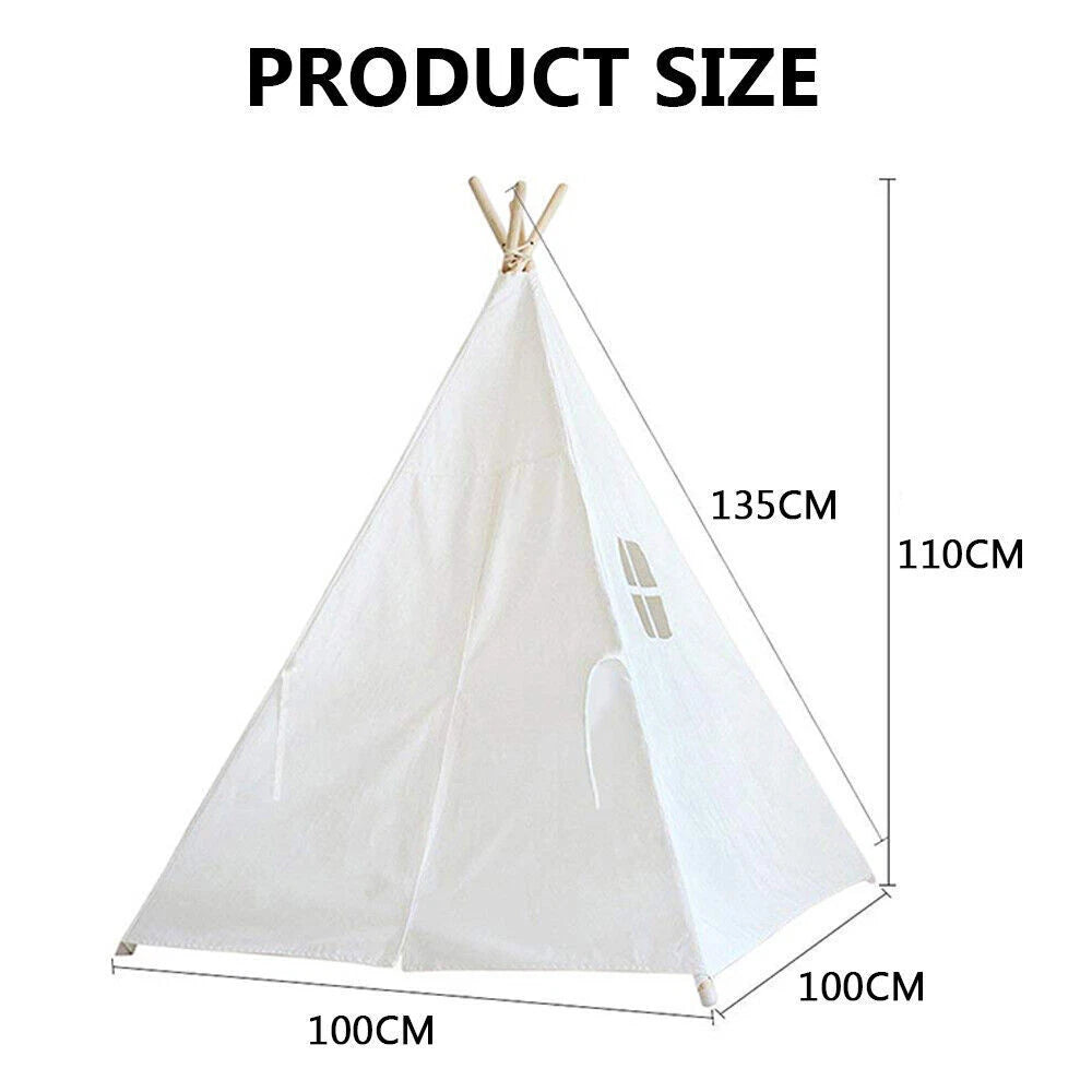 Large Teepee Tent Canvas For Kids