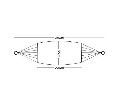 Siesta Hammock Swing Bed Cream