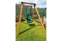 Durable-cypress-timber-adult-swing-frame