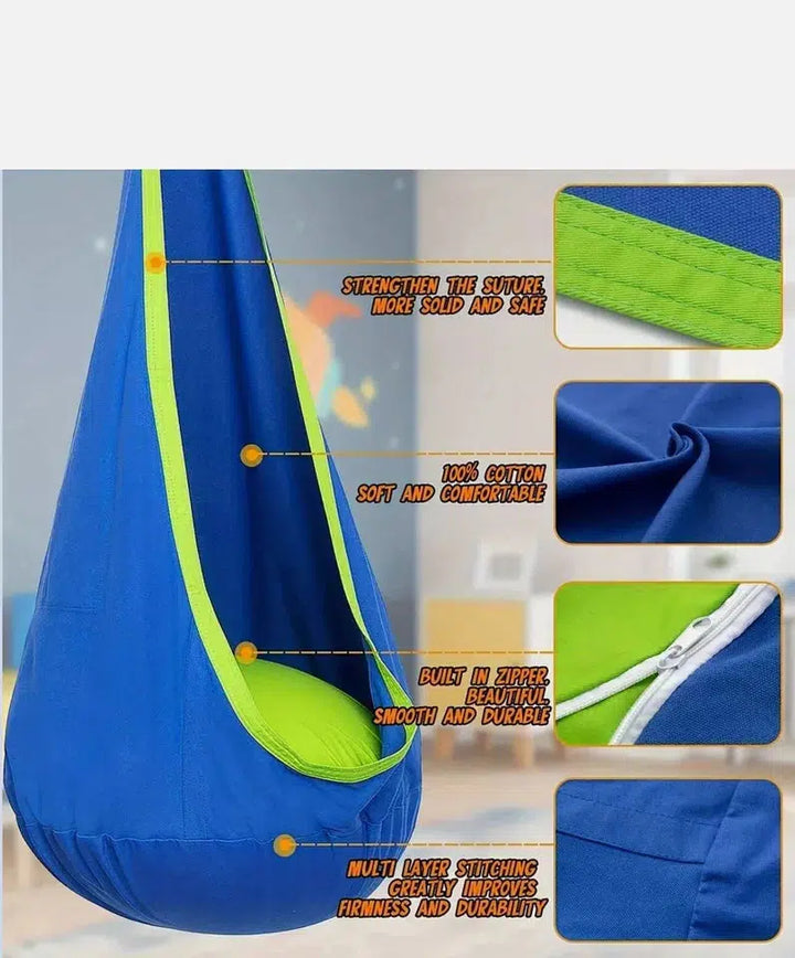 Weather Resistant Therapeutic Sensory Swing Pod Chair