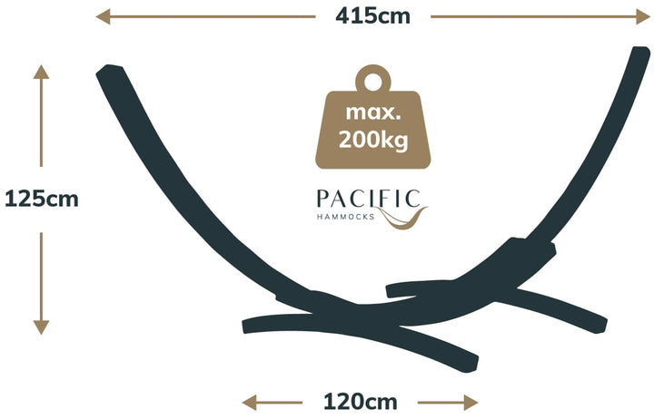 Wooden Hammock Stand