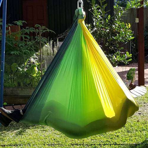 Hanging Sensory Nylon Swing With Stand
