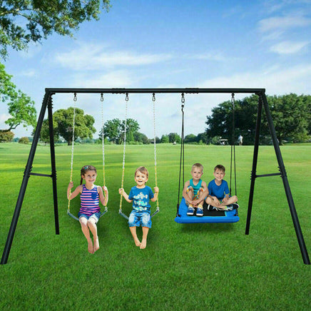 3-in-1-large-kids-metal-a-frame-swing-set-outdoor