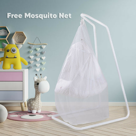 Baby Hammock Cot Bassinet Cotton with Stand_Mattress carrybag-mosquito-net