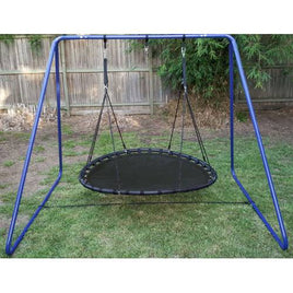 150cm Black Mat Nest Swing with Swing Set Stand actual item