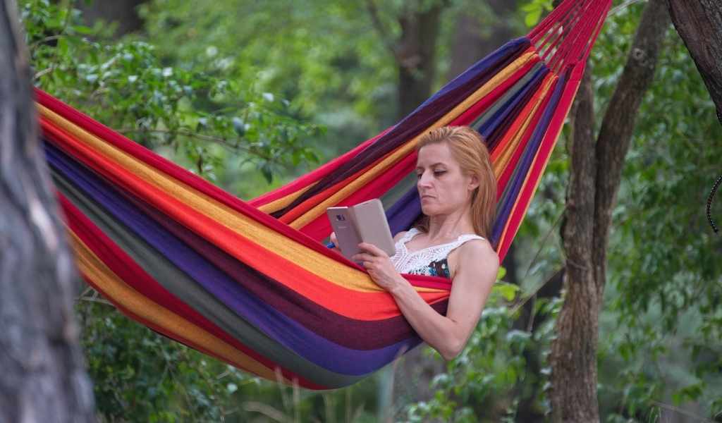 free standing hammock haven lounge in luxury anywhere