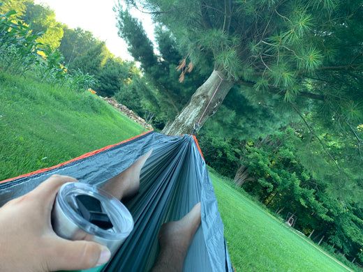 camping experience in hammocks