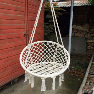 Level Up Your Deck Starting With A Hanging Rope Hammock Chair