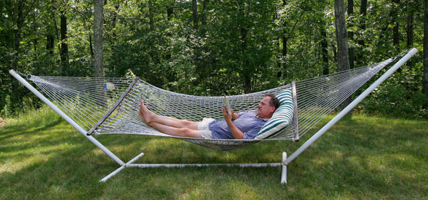 why the hammock stand is like a paperclip