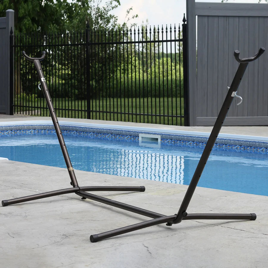 transform your patio with a free standing hammock from siesta hammocks