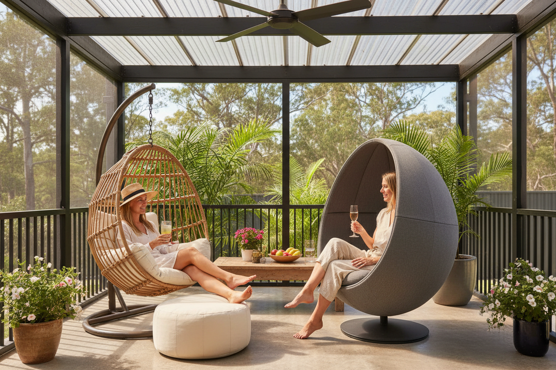 indoor_egg_chair_people_sitting_sipping_drinks