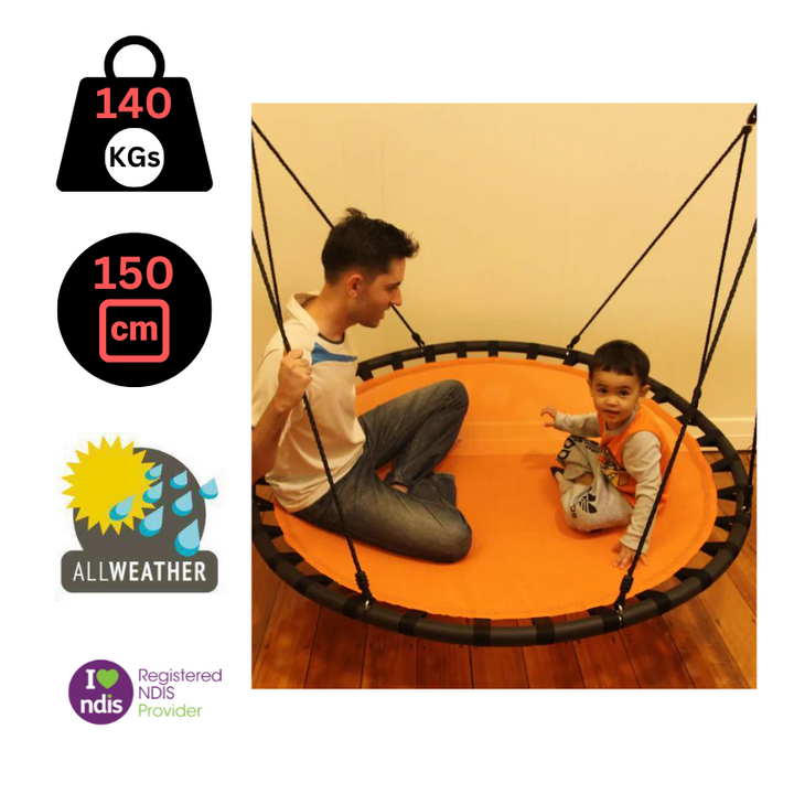 150 cm Orange Mat Nest Sensory Swing