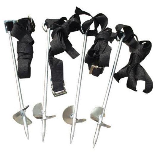 150cm Beige Open Hangout with Curved Tripod Stand