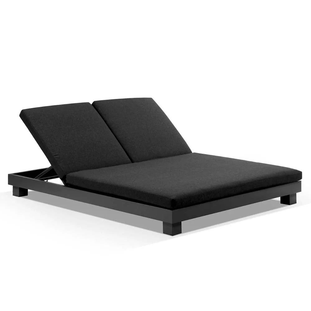 Shoal Bay Aluminium Double Sun Lounge – Adjustable