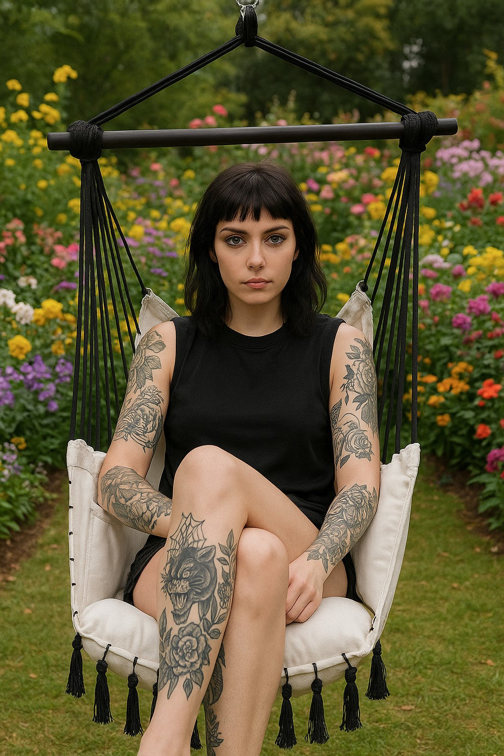 Hammock Chair with Tassels