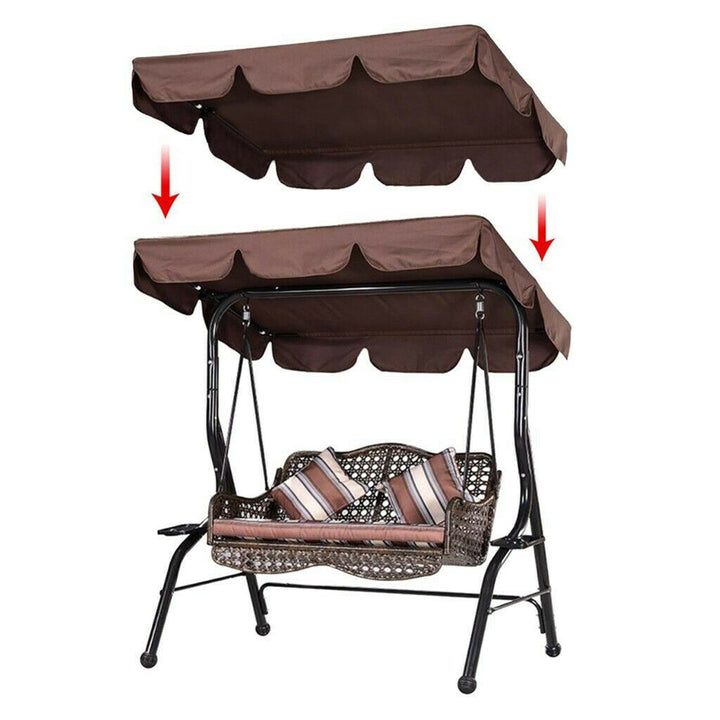 3 Seater Replacement Canopy Cover For Swing Chair