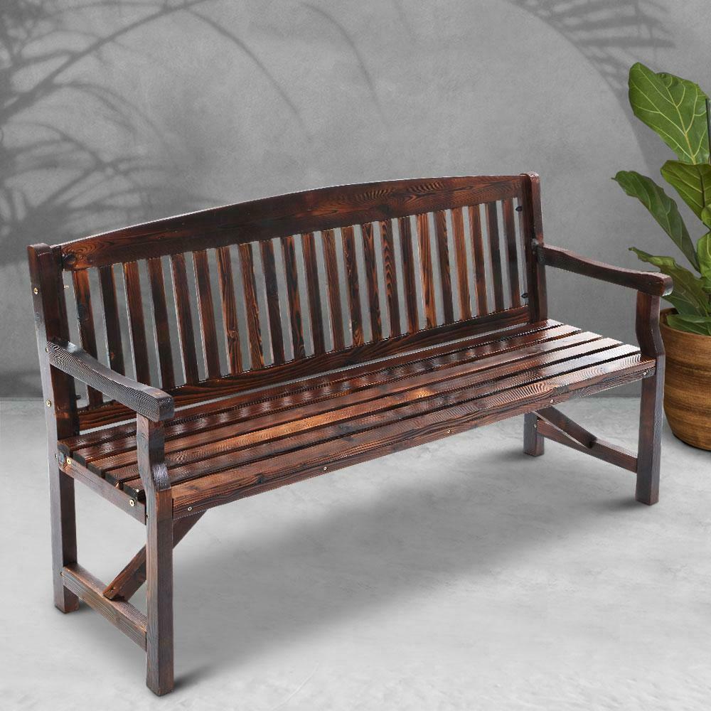 Seater Wooden Bench Outdoor Chair Furniture Siesta Hammocks