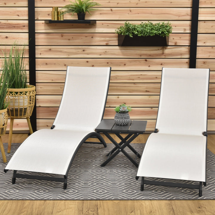 3 Piece Sun Lounger Set