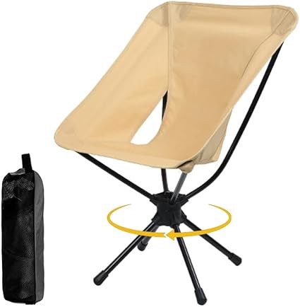 360° Swivel Collapsible Camping Chair