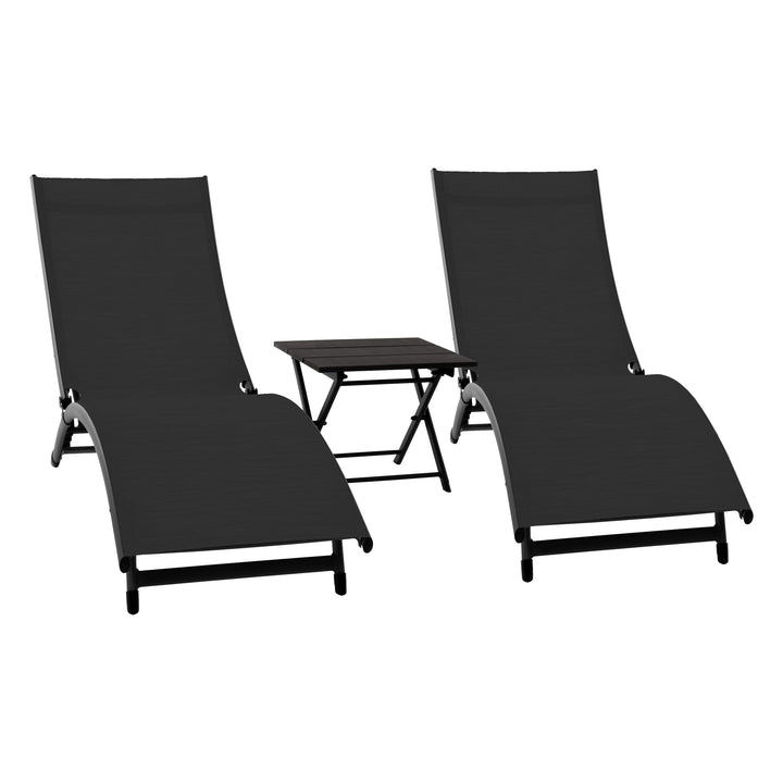 3 Piece Sun Lounger Set