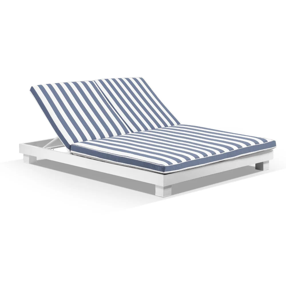 Shoal Bay Aluminium Double Sun Lounge – Adjustable