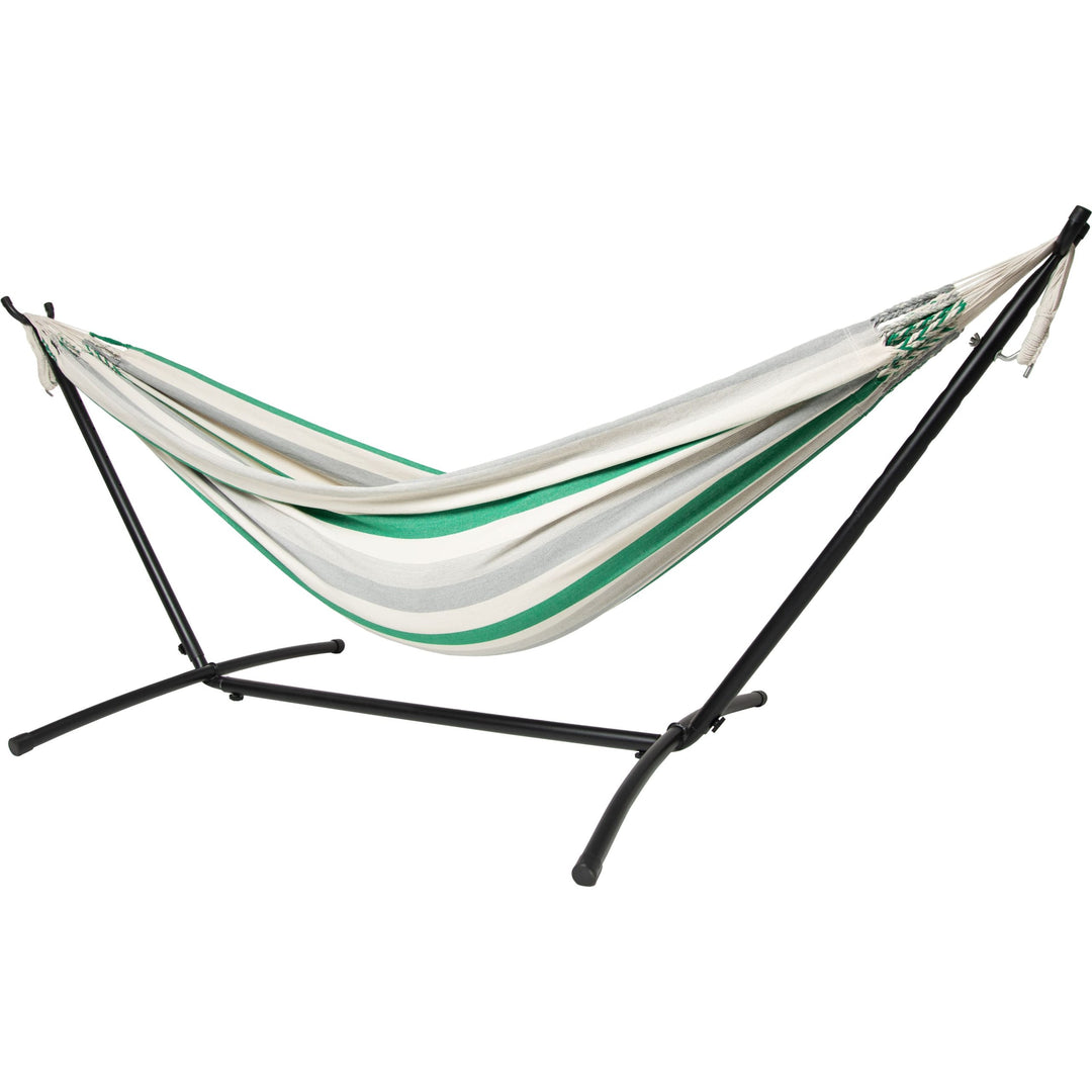10ft Steel Hammock Stand Bundle – Secure & Portable