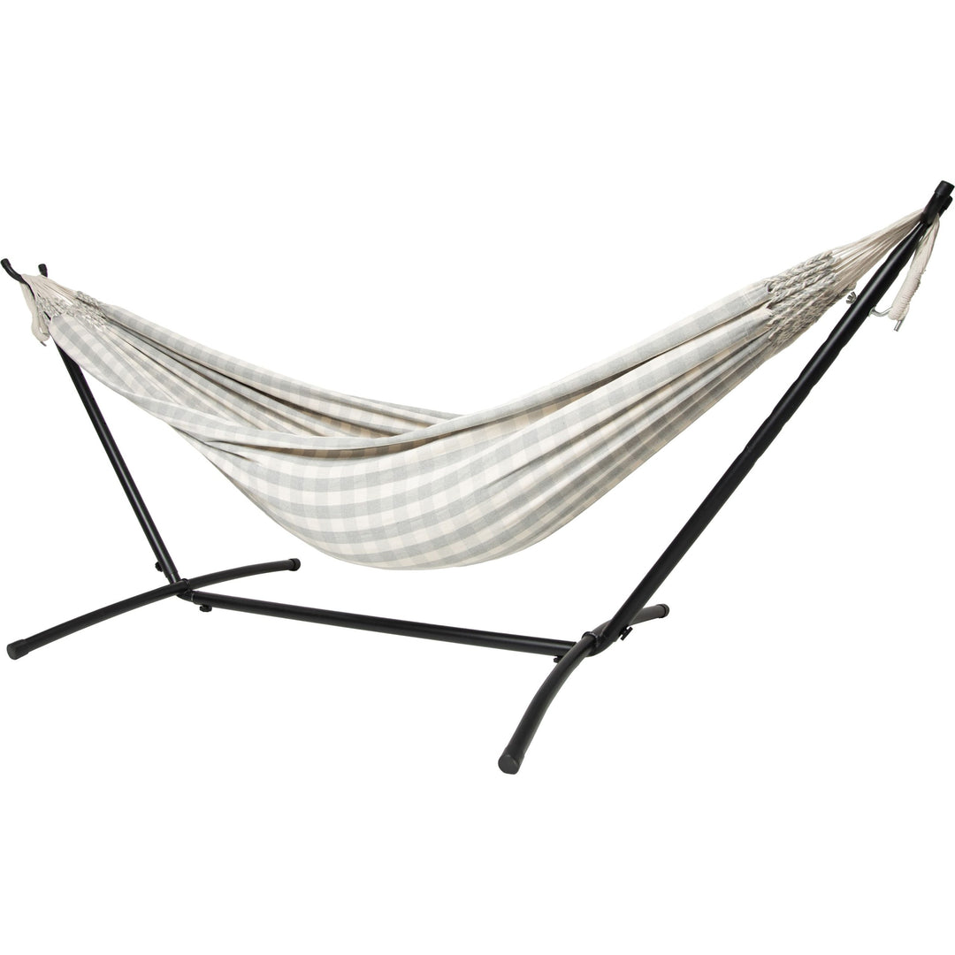 10ft Steel Hammock Stand Bundle – Secure & Portable