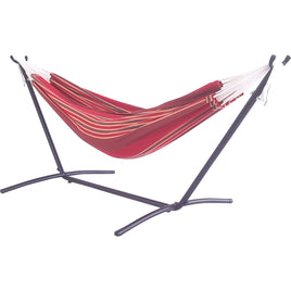 10-ft-black-universal-steel-hammock-stand-and-double-size-crimson-hammock
