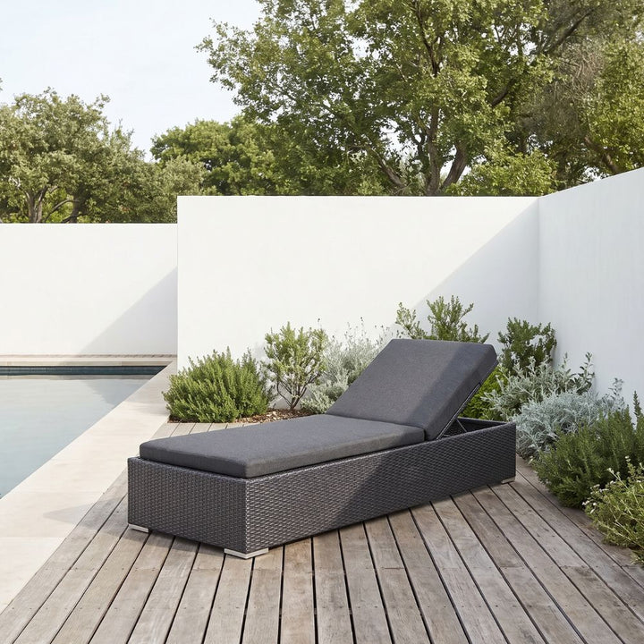 Buy Outdoor Wicker Sun Lounge – Adjustable