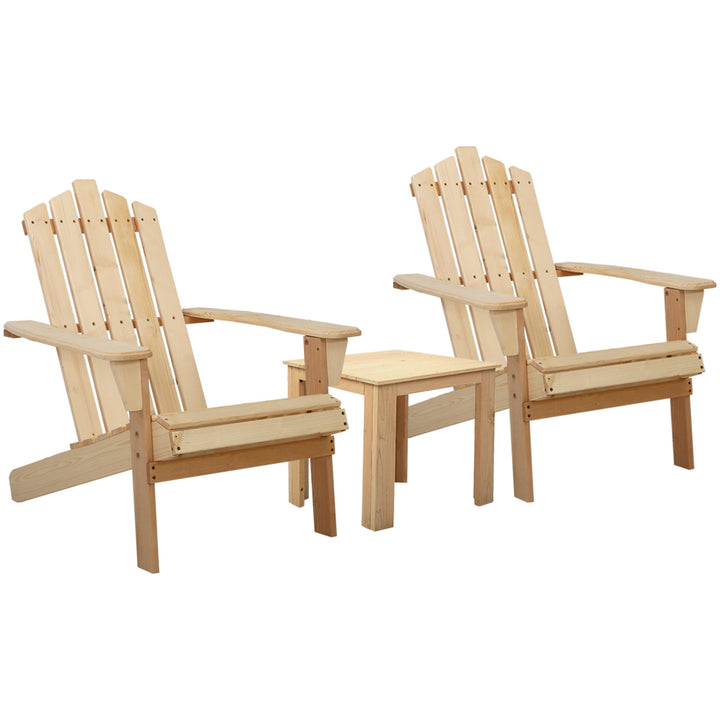 Adirondack Chair &amp; Side Table Set