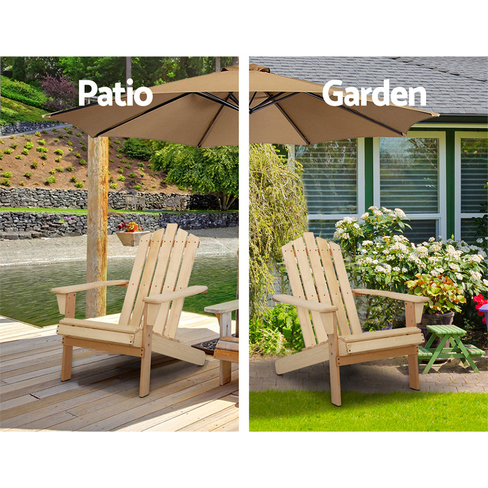 Adirondack Chair &amp; Side Table Set