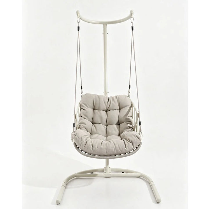 Nobbys hanging egg chair with stand, holds up to 120kg