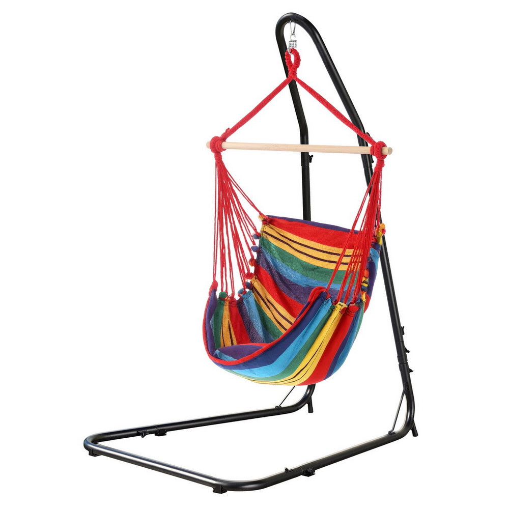 Colorful Striped Hammock Chair