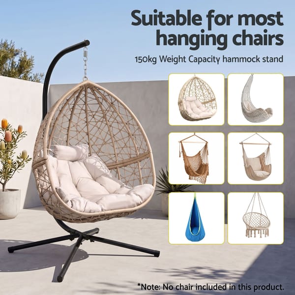Hammock Stand 150kg Capacity Metal Frame