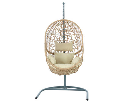 rattan-single-egg-chair-with-cream-cushion-front-view
