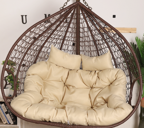Double Hanging Padded Egg Chair Cushion